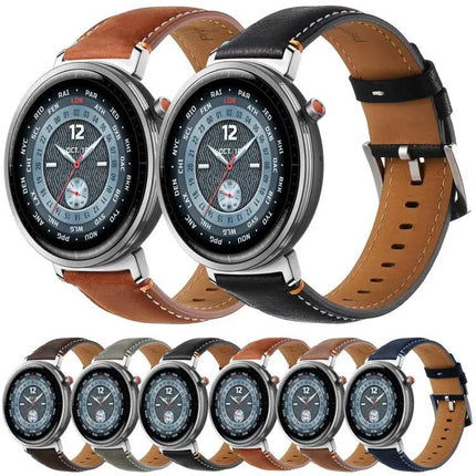 Xdfind Crazy Horse Leather Watch Band 20mm/22mm Pin