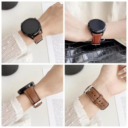 Xdfind Crazy Horse Leather Watch Band 20mm/22mm Pin