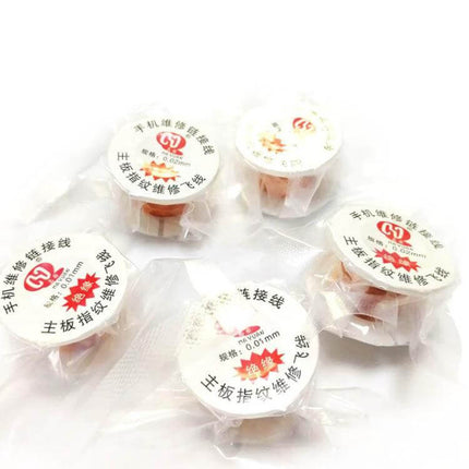Bare Copper Soldering Wire For BGA PCB Repairs 0.01mm precision micro soldering spools for smartphone motherboard and high-density PCB repairs