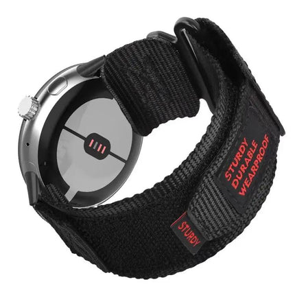 Nylon Quick-Release Hook-and-Loop Watch Band 41/45mm