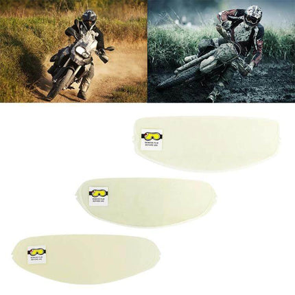 SOMAN Visor Anti-Fog Shield Film For Helmet Visors Clear - clear waterproof anti-fog visor inserts for rainy and winter riding