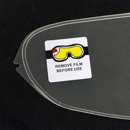 SOMAN Visor Anti-Fog Shield Film For Helmet Visors Clear - clear waterproof anti-fog inner visor film to reduce fog and rain droplets