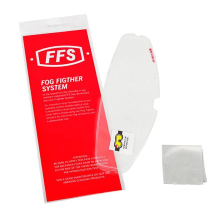 SOMAN Visor Anti-Fog Shield Film For Helmet Visors Clear - clear waterproof anti-fog insert with cleaning cloth for helmets