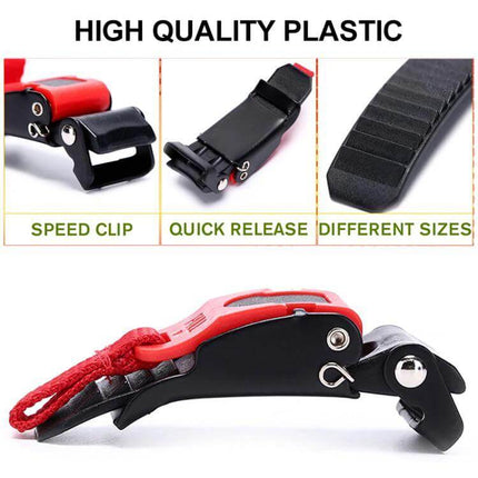 Motorcycle Helmet Quick Release Buckle Universal Accessory lightweight durable quick-release chin strap upgrade with speed clip and tidy straps