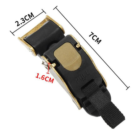 Motorcycle Helmet Quick Release Buckle Universal Clip black gold quick-release chin strap clip 7cm durable metal plastic fastener