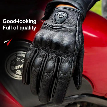 Soman Motorcycle Sheepskin Gloves For Riding Everyday Use | Syndmart