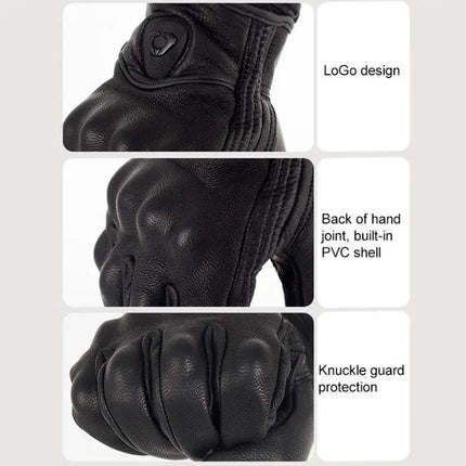 Soman Motorcycle Sheepskin Gloves For Riding Everyday Use | Syndmart