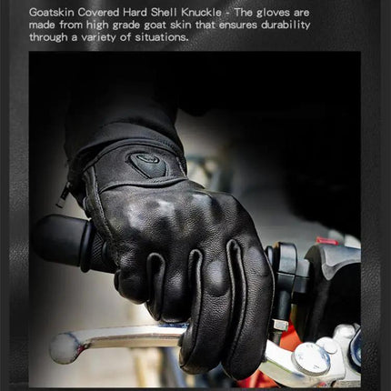 Soman Motorcycle Sheepskin Gloves For Riding Everyday Use | Syndmart