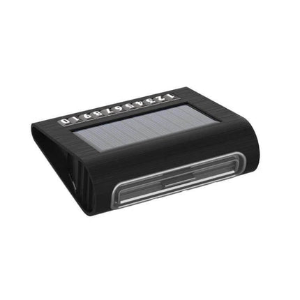 Solar Energy Car Air Purifier With Number Plate For Cars - solar-powered car air purifier with luminous license plate indicator and daytime/night visibility