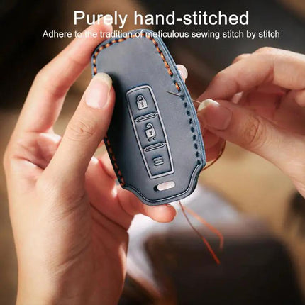 Kia Carnival SX Key Cover Crazy Horse Cowhide For Everyday Use