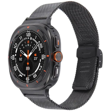 Milanese Metal Buckle Watch Band Adjustable For Galaxy Watch