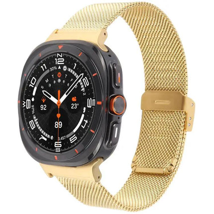Milanese Metal Buckle Watch Band Adjustable For Galaxy Watch