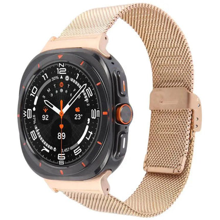 Milanese Metal Buckle Watch Band Adjustable For Galaxy Watch