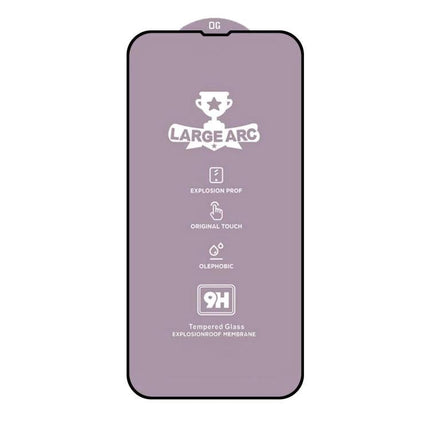 iPhone Tempered Glass Screen Protector for Everyday Use - ultra-thin 9H tempered glass, oleophobic, original touch, explosion proof, large arc fit