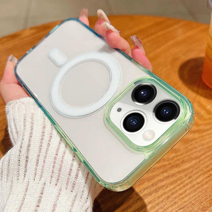 Transparent Phone Case For Everyday Protection And Travel - slim clear acrylic TPU case showing MagSafe ring and camera protection, lightweight travel-ready