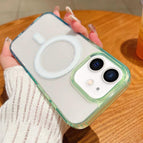 For iPhone 12 / 12 Pro / Green + Blue