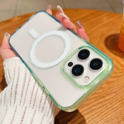 Transparent Phone Case For Everyday Protection And Travel showcasing clear acrylic TPU slim design with camera protection and wireless charging compatibility