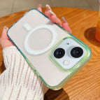 For iPhone 15 / Green + Blue