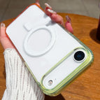 For iPhone Air / Fluorescent Green + Light Pink