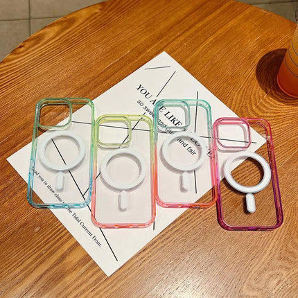 Transparent Phone Case For Everyday Protection And Travel - clear slim acrylic TPU case with ring stand shown in multiple pastel colors