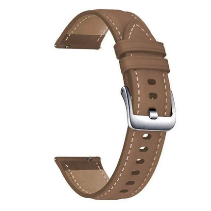 XDfind Black Shark Grain Leather Watch Band 20mm/22mm