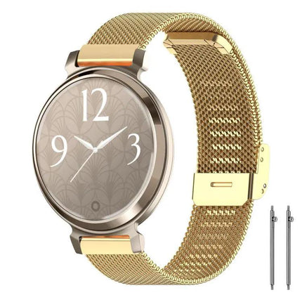 XDfind Stainless Steel Mesh Watch Band for Garmin Lily 2