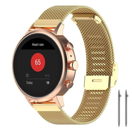 XDfind Stainless Steel Mesh Watch Band for Garmin Lily 2
