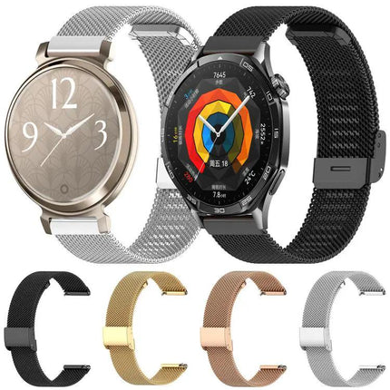 XDfind Stainless Steel Mesh Watch Band for Garmin Lily 2