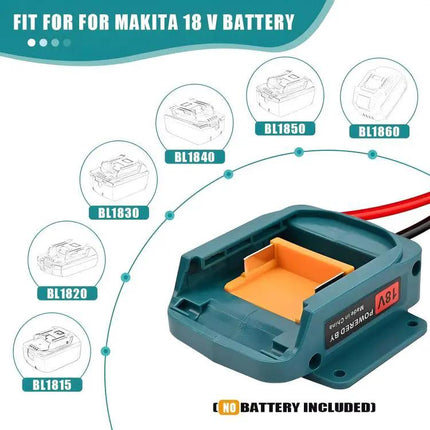 Car Battery Jump Adapter for Milwaukee and Makita Tools