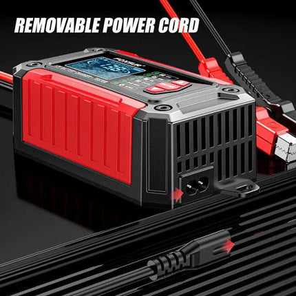 Foxsur 2 In 1 12V Battery Charger And Tester With EU US UK AU Plugs