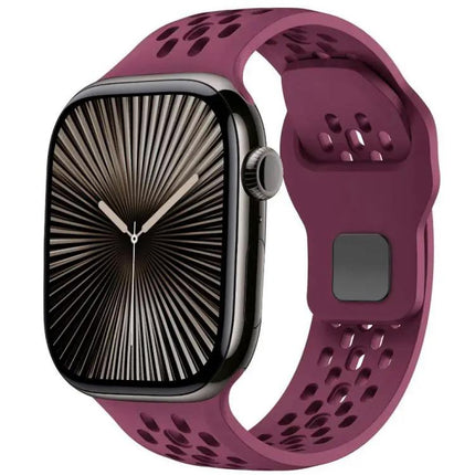 XDfind Silicone Mesh Buckle Band For Apple Watch 38-49mm