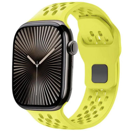 XDfind Silicone Mesh Buckle Band For Apple Watch 38-49mm