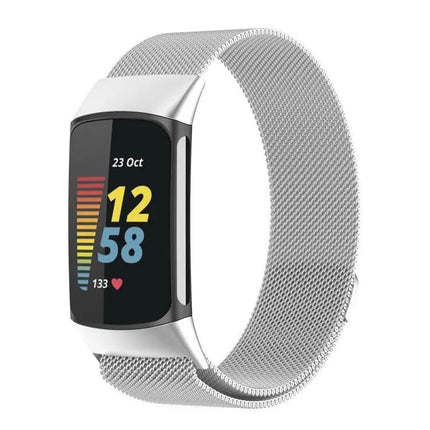 Fitbit Charge 5 Milanese Metal Magnetic Watch Band S L