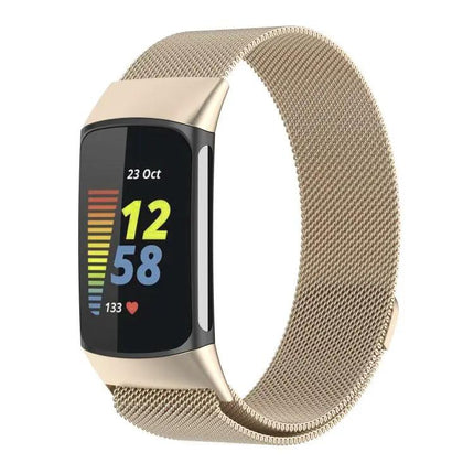 Fitbit Charge 5 Milanese Metal Magnetic Watch Band S L