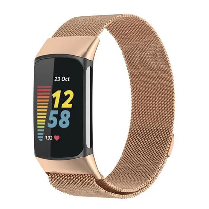 Fitbit Charge 5 Milanese Metal Magnetic Watch Band S L