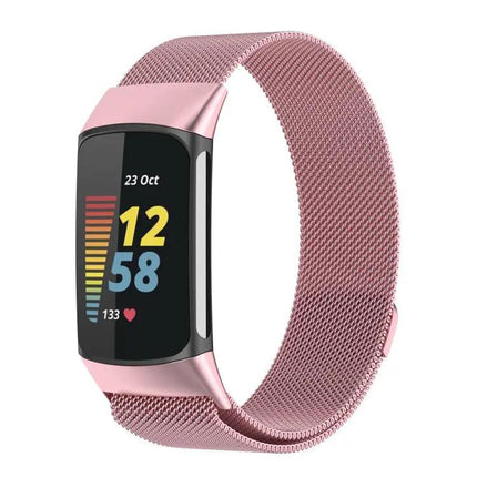 Fitbit Charge 5 Milanese Metal Magnetic Watch Band S L