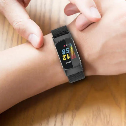 Fitbit Charge 5 Milanese Metal Magnetic Watch Band S L