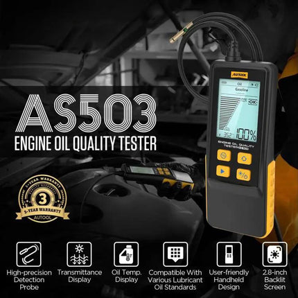 AUTOOL Car Engine Oil Quality Tester for Daily Vehicle Maintenance