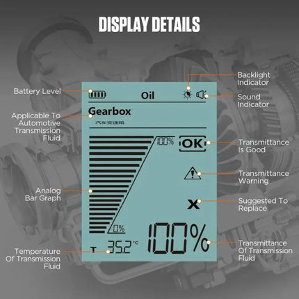 AUTOOL Detector for Everyday Car Gearbox Oil Checks