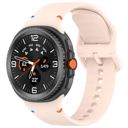 Galaxy Watch Silicone Band 22mm Stitched Solid Color