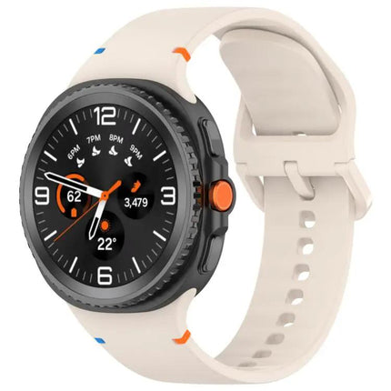 Galaxy Watch Silicone Band 22mm Stitched Solid Color