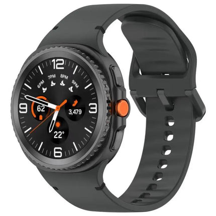 Galaxy Watch Silicone Band 22mm Stitched Solid Color