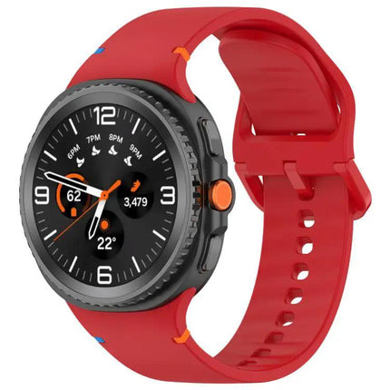 Galaxy Watch Silicone Band 22mm Stitched Solid Color