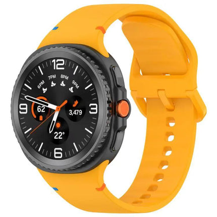 Galaxy Watch Silicone Band 22mm Stitched Solid Color