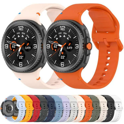 Galaxy Watch Silicone Band 22mm Stitched Solid Color