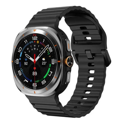 Galaxy Watch Band Silicone Wavy Grain Stitched Xdfind S L