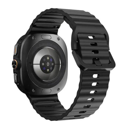 Galaxy Watch Band Silicone Wavy Grain Stitched Xdfind S L
