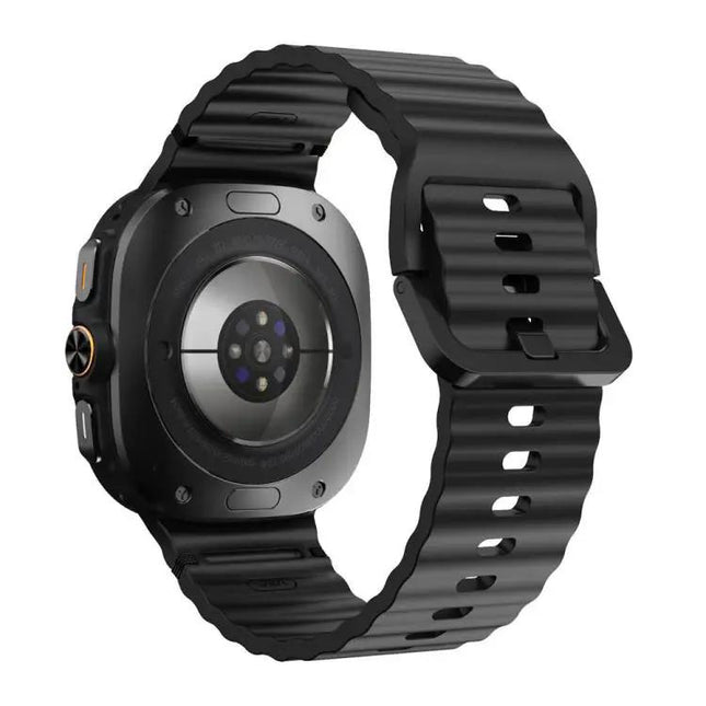 Galaxy Watch Band Silicone Wavy Grain Stitched Xdfind S L | Syndmart