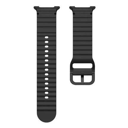 Galaxy Watch Band Silicone Wavy Grain Stitched Xdfind S L