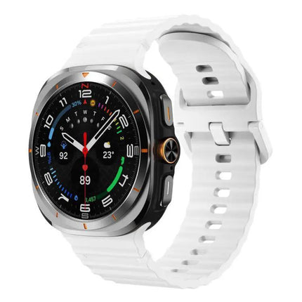 Galaxy Watch Band Silicone Wavy Grain Stitched Xdfind S L